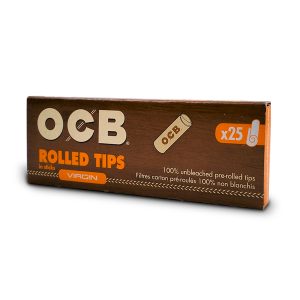 OCB Tips Virgin Pre - Rolled x25