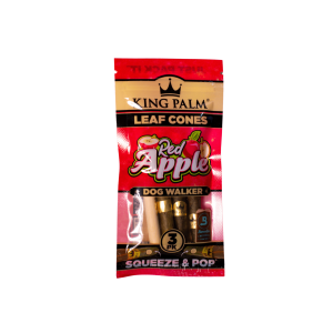 KING PALM CONES 70MM RED APPLE X3 PACK