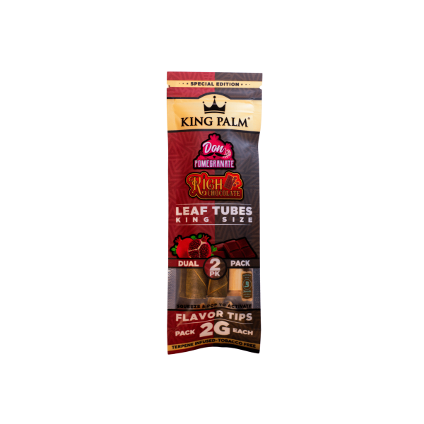 KING PALM KING DUAL PACK POMEGRANATE/CHOCOLATE