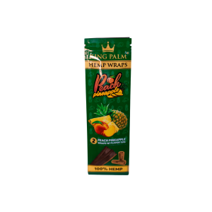 KING PALM PEACH PINEAPPLE HEMP WRAPS