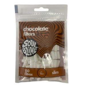Filtros Slim de Chocolate x 150 unidades