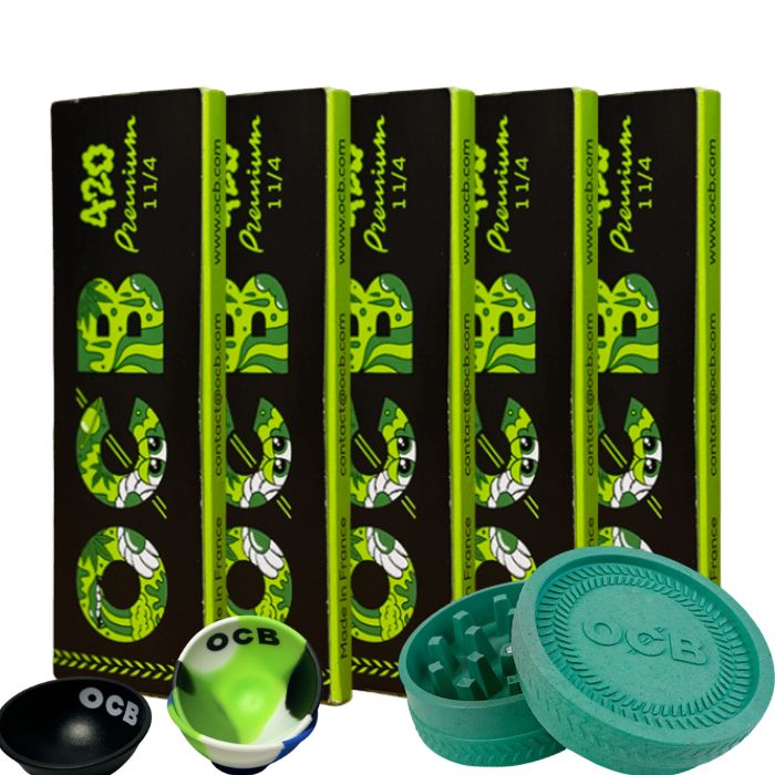 COMBO 420 OCB Premium #1 ¼ x 5 + Grinder