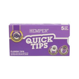 Hemper Quick Tips Grape Pack x5