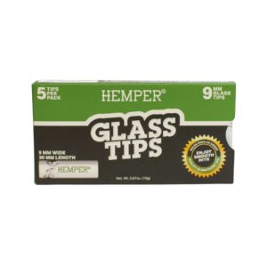 Hemper Glass Filters Tips 9mm x 5 unidades