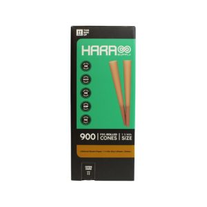 Hara Conos Virgin  natural  paper 1 1/4 Caja x 900 unidades 82 mm / 26 mm