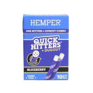 Hemper Quick Hitter + Dugout Pack Blueberry Pack  x 10 unidades