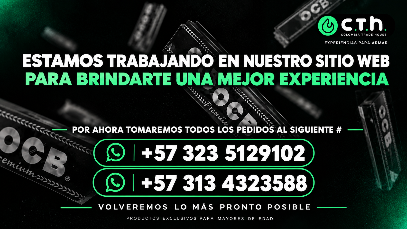 Estamos trabajando para mejorar